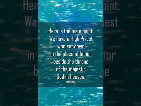 A reading of Hebrews 8:1-2 from the New Living Translation