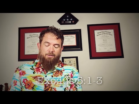 What does the Lord do? - Exodus 5:1-3