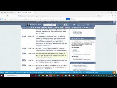 Revelation 17:8-11 OVERVIEW