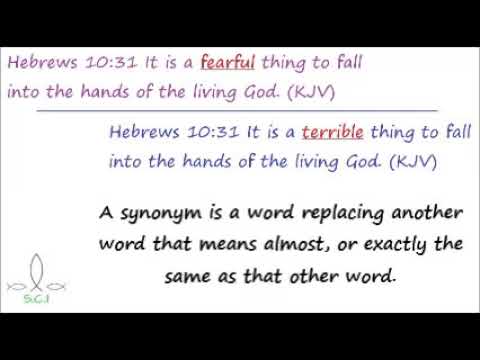 Hebrews 10:31 Bible Change - Daniel 7:25 Effect