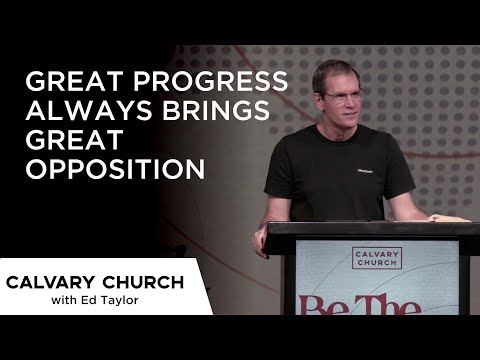 Great Progress Always Brings Great Opposition - Acts 5:17-42 - 24422