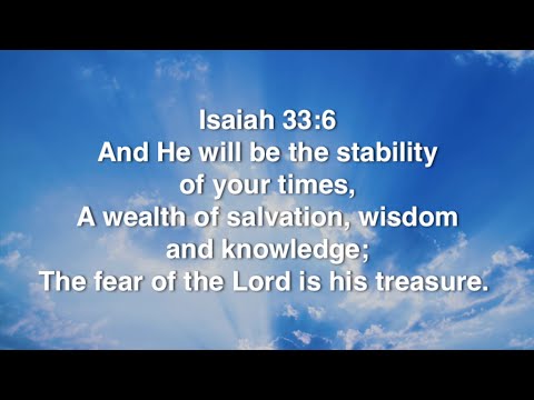 Isaiah 33:6 (Promise)