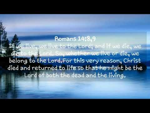 Romans 14:8,9