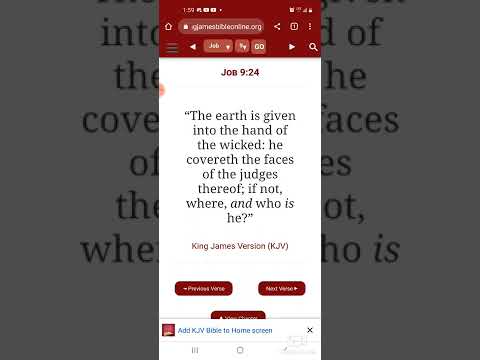 Scripture of the Day: Job 9:24 (6/17/22)