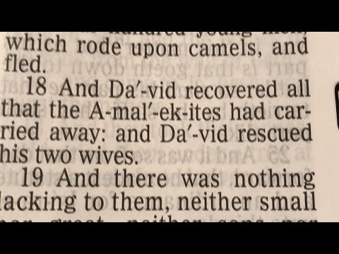 Thank You For My Recovery     1 Samuel 30:18-20