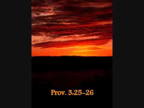 Prov. 3: 25-26