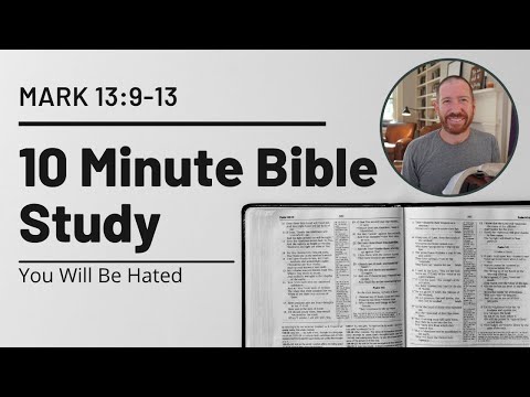 Mark 13:9-13 // You Will Be Hated (But Suffering Isn't Meaningless) // Olivet Discourse, Part 2