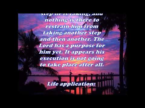 Daily Bible Verse Commentary  -  Acts 12:9