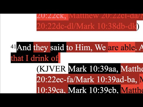 468. Can You Drink From the Same Cup? Can You Handle My Baptism? Matthew 20:22-23, Mark 10:38-39