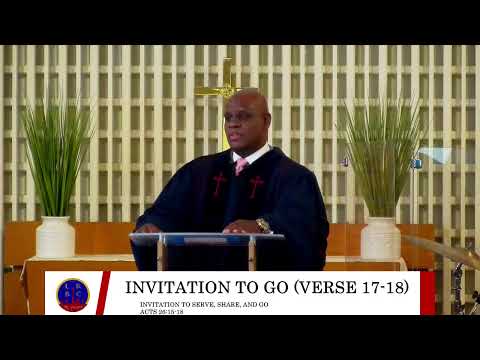 Invitation to Serve, Share, and Go! Acts 26:15-18