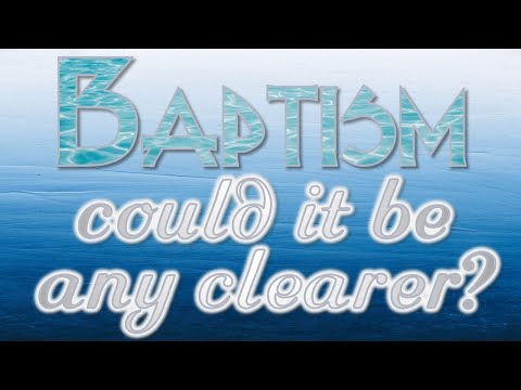 Romans 6:1-10 - BAPTISM Could it be any Clearer? - the Message - MUSIC "Stinson" Reed Mathis
