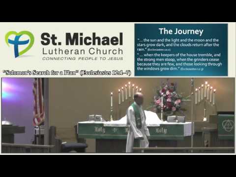 Solomon’s Search for a Plan – Ecclesiastes 12:1–7