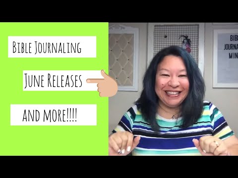 Bible Journaling June Releases and Matthew 4:19 Bible Journaling