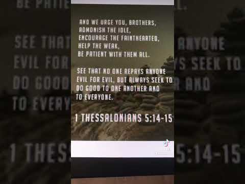 1 Thessalonians 5:14-15