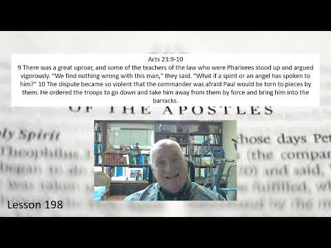 Acts 23:9-10 Lesson 198 December 22, 2022