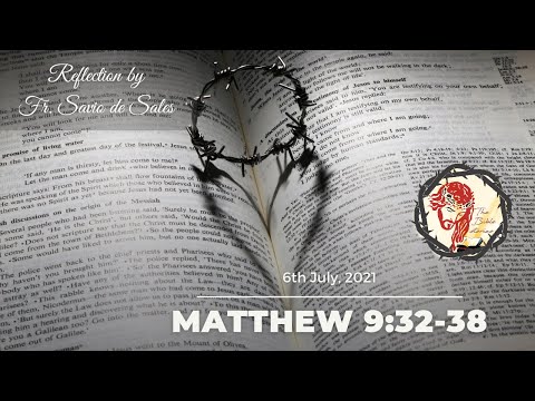 Gospel of Matthew 9:32-38 (July 6th, 2021 Tuesday) Reflection by Fr. Savio de Sales