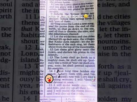 Sing A New Song ???????? Bible Passage In Isaiah 42:10-12 ????✨