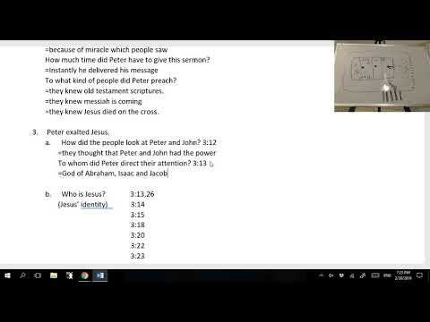 Boksoon Kim Bible Study Acts 3:11-26 Peter's second public sermon