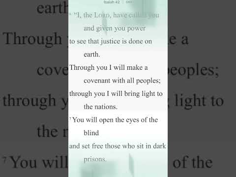 WORD Devotion (Isaiah 42:6-7)