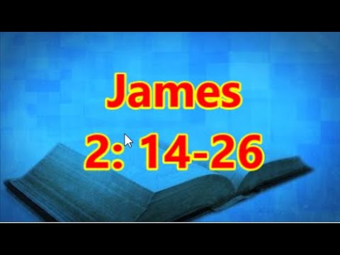 Sunday School Lesson |August 16 2020| James 2:14-26