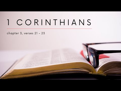 1 Corinthians 3:21-23