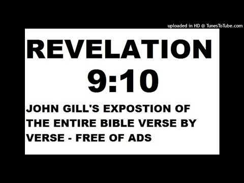Revelation 9:10 - John Gill's Exposition of the Entire Bible Verse by Verse