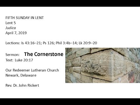 Luke 20:17 The Cornerstone