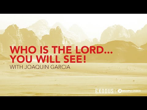 Who is the LORD... You will see!  |  Exodus 5:22 - 6:9