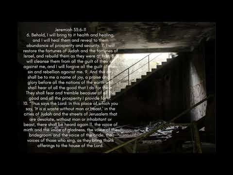 A prayer based on Jeremiah 33:6-11, Behold, I will bring to it health and healing...