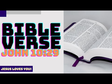 Bible verse - John 10:29 - HD; 4K