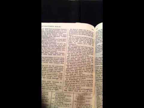 Matthew 6:24 "No man can serve two masters" Scripture Melod