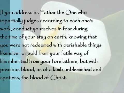 Daily Bread: I Peter 1:17-19 (NASB)
