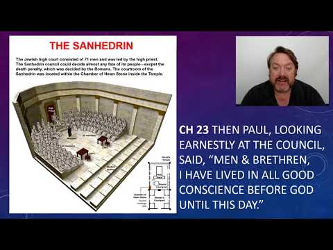 Acts 23: 1-3 - Paul is punched in the face by order of the High Priest - By Paul Woodley