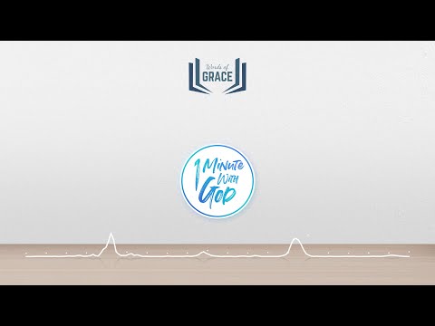 1 Minute With God Daily Devotion | Luke 19:42 | Renin Nobel |  Mon 10-10-2022, Words of Grace