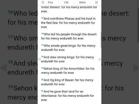 Psalms 136:2;Praise ye the God of gods: for his mercy endureth for ever