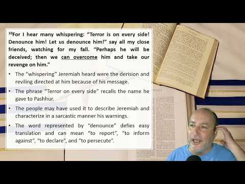 Reading the Bible with Meaning - Jeremiah 20:7-21:14