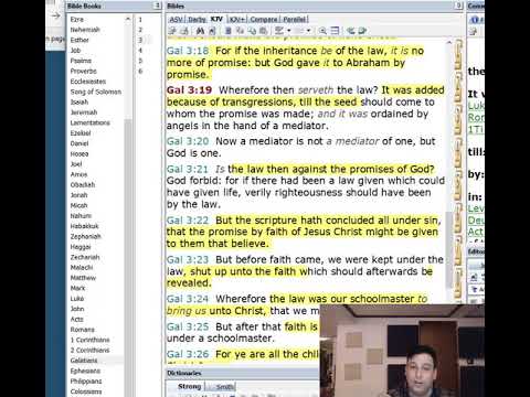 Galatians 3:19-29 Shut up under Law, the Schoolmaster to bring us to Christ