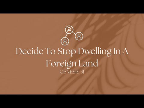 Return to Canaan - Genesis 31:49