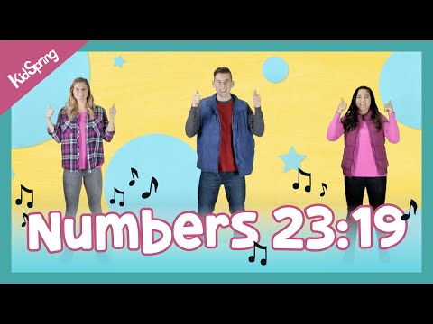 Numbers 23:19 | Preschool Worship Song