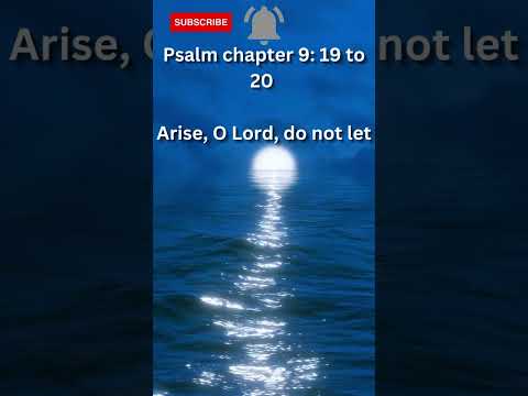 Let the nations be judged / Psalm 9:19-20