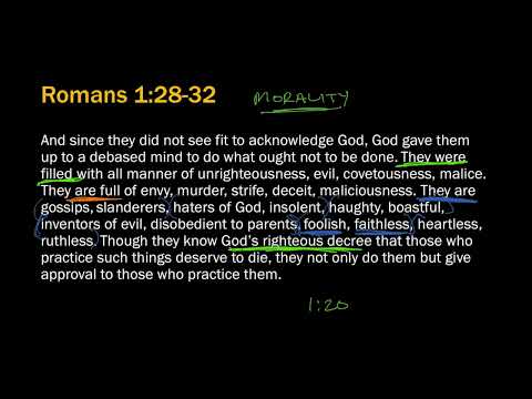 Romans 1:28-32 - A Debased Mind