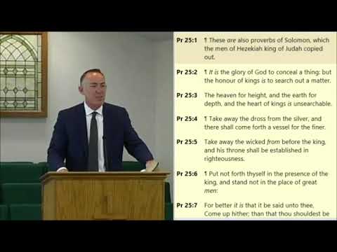 Searching For The Right Things - Proverbs 25:1-3