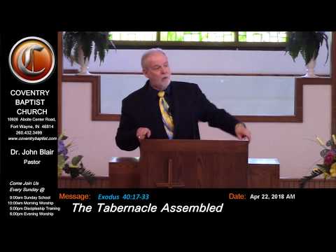 [Exodus  40:17-33]  The Tabernacle Assembled