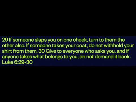 Luke 6:29-30