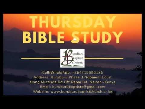 BBC Thursday Bible Study Fellowship (Psalm 41:4-10) - March 25, 2021