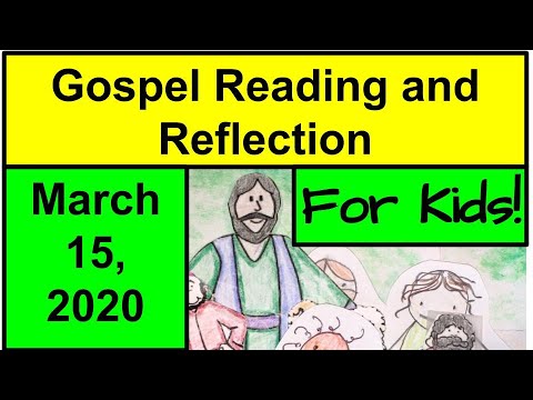 Gospel Reading and Reflection for Kids - March 15, 2020 - John 4:5-42