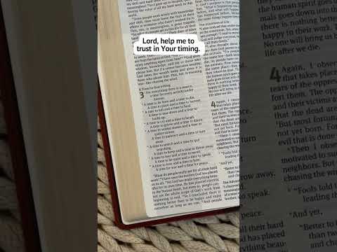 Ecclesiastes 3:1-8
