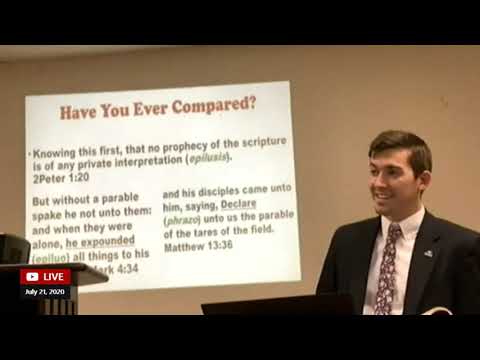 Hermeneutics Class 1 - Do We Interprate The Scriptures (2Peter 1:20-21)? - Caleb Robertson