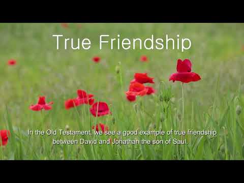 True Friendship (Proverbs 27:5-6, 9-10)  Mission Blessings