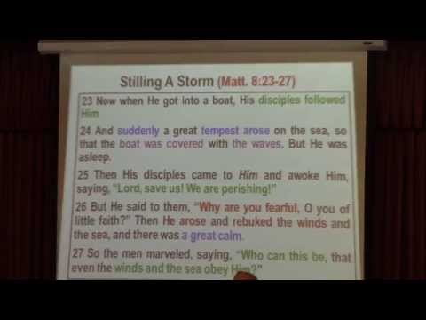"The Winds and the Waves: Matthew 8:23-27; 14:22-23" (9/27/15)